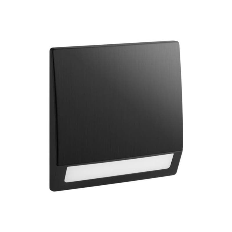 LEGRAND - Step Light Mallia Senses, 1 Gang, 100-250V, 230V, Brushed Black
