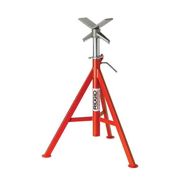 RIDGID - V-Head High Pipe Stand, VJ-99, 28"-52"
