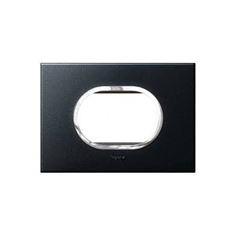 LEGRAND - Cover Plate with Frame Arteor, Indian , 3 Modules, Round, Graphite