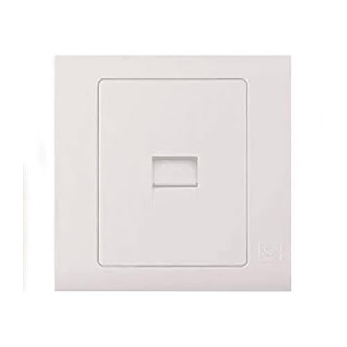 Single RJ11 telephone socket from MK