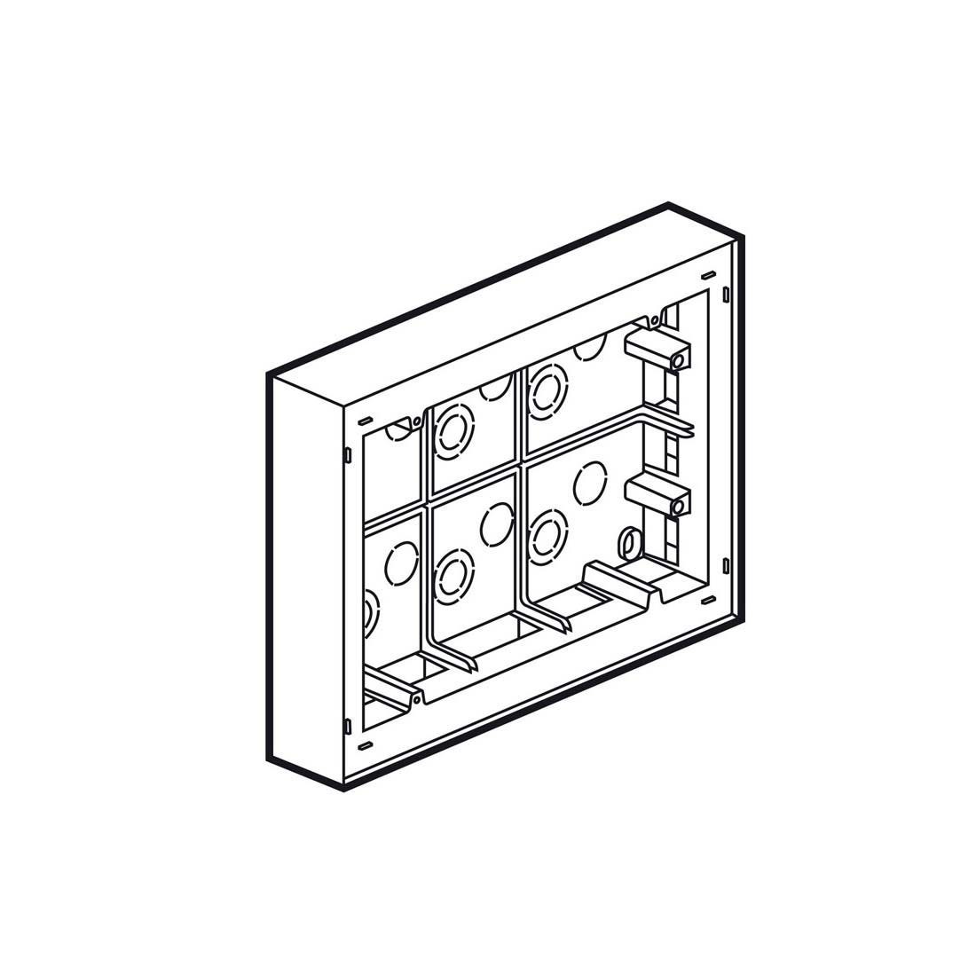 LEGRAND - Box Pvc 12Mod 38mm Dep Surface. White Arteor