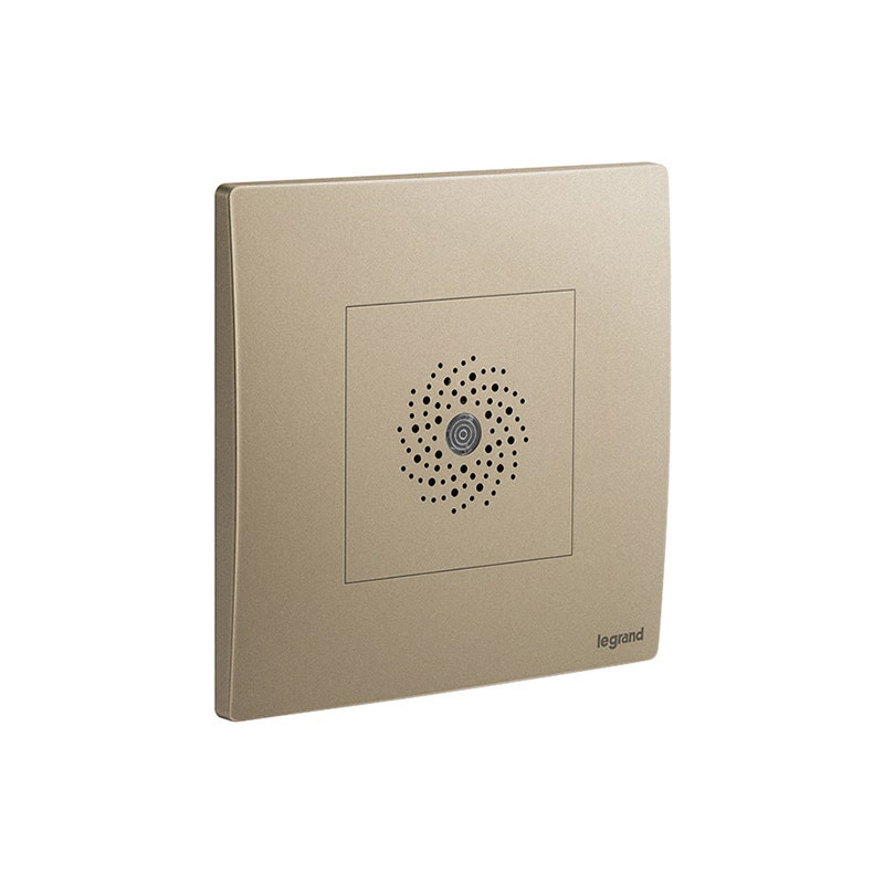 LEGRAND - Sound Light Detector Mallia Senses, without Neutral, 1 Gang, 400W, Dark Bronze