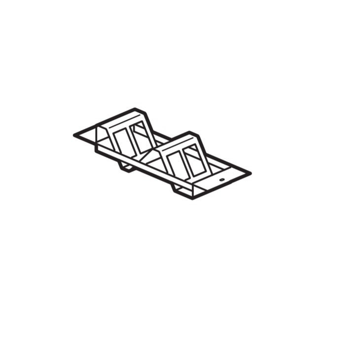 LEGRAND - Wiring Accs.Waved Support Plates, for 4 Modules (4x1Module)
