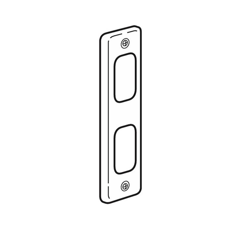 LEGRAND - Front Plate Synergy Authentic, 2 Gang, 2 Grid Modules, Architrave, Polished Stainless Steel