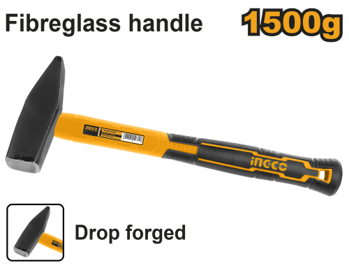Innovated drop-forged hammer head 1500g مطرقة يد فايبر 1500 جرام
