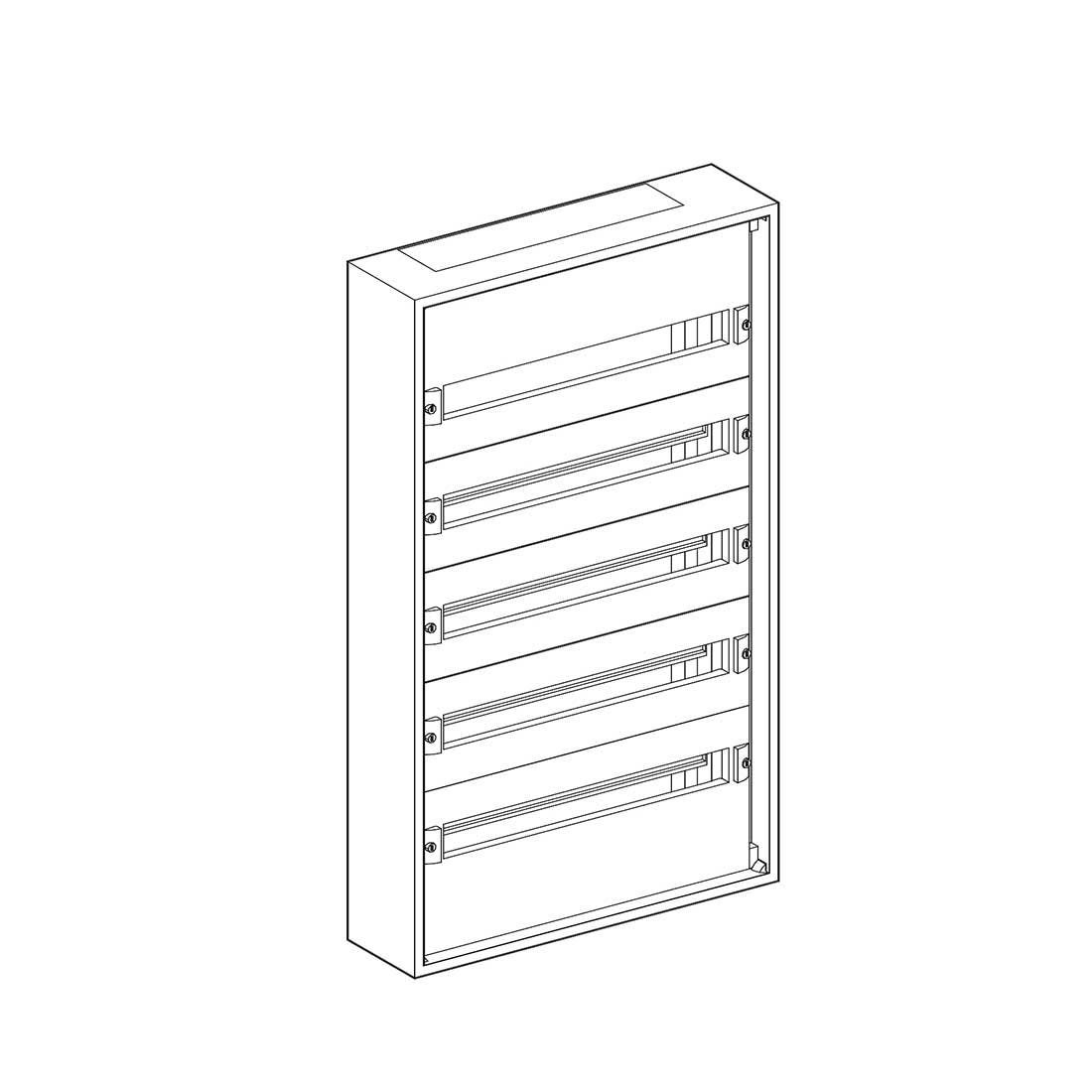 SCHNEIDER - Wall-Mounting Enclosure 5 Rows Prisma Pack 160 IP30