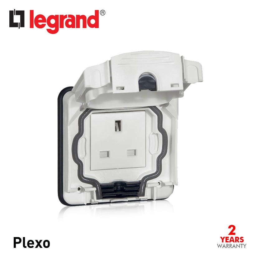LEGRAND - Socket Outlet Plexo 66, 1 Gang Unswitched, 13 A 250 V~, Flush Mounting