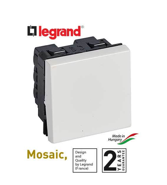 LEGRAND - Switch 16A, 250V 2 Way 2Mod, White