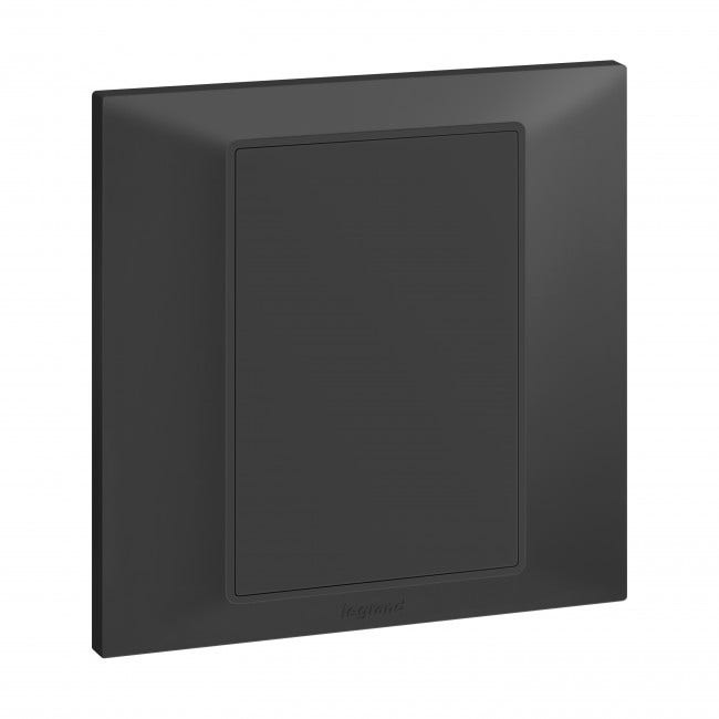 LEGRAND - Blanking plate Belanko S - 1 gang - anthracite