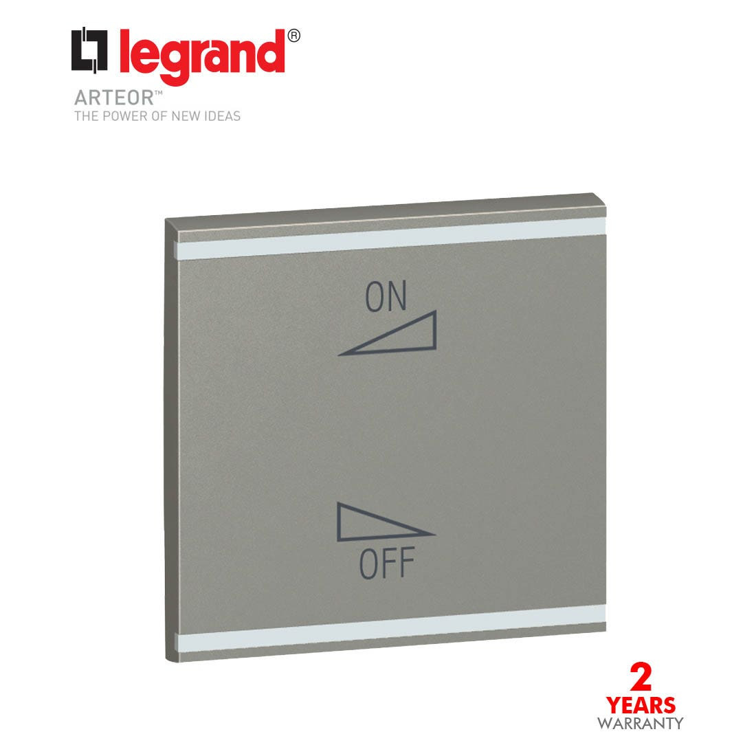 LEGRAND - Sqr Key Cover Bus/Scs 2Mod, Regulation Symbol, Magnes.