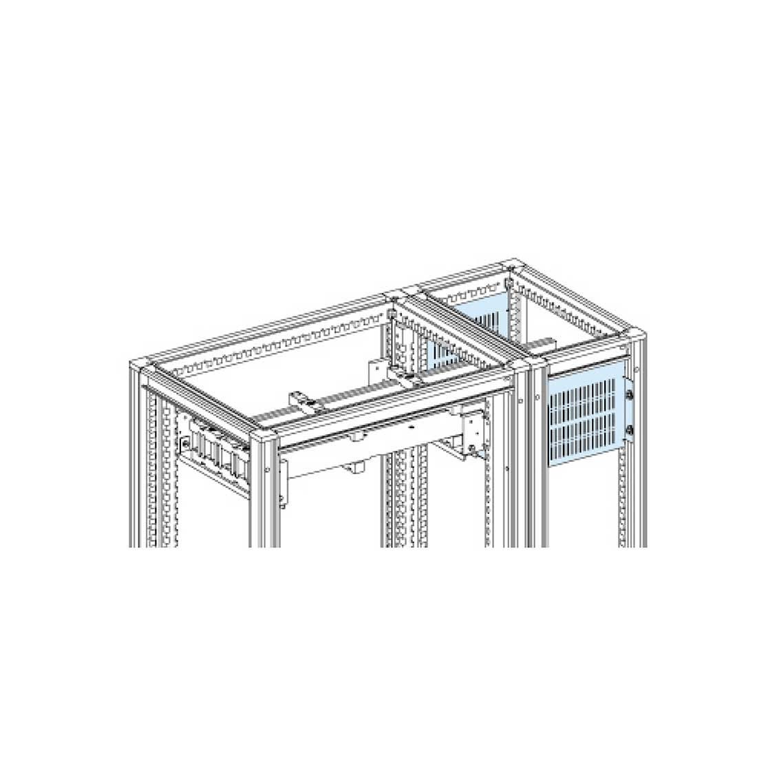 SCHNEIDER - Prisma Ph, Horizontal Cover, Form 2, W= 300 mm, D= 500 + 300 mm, 3M Busbar
