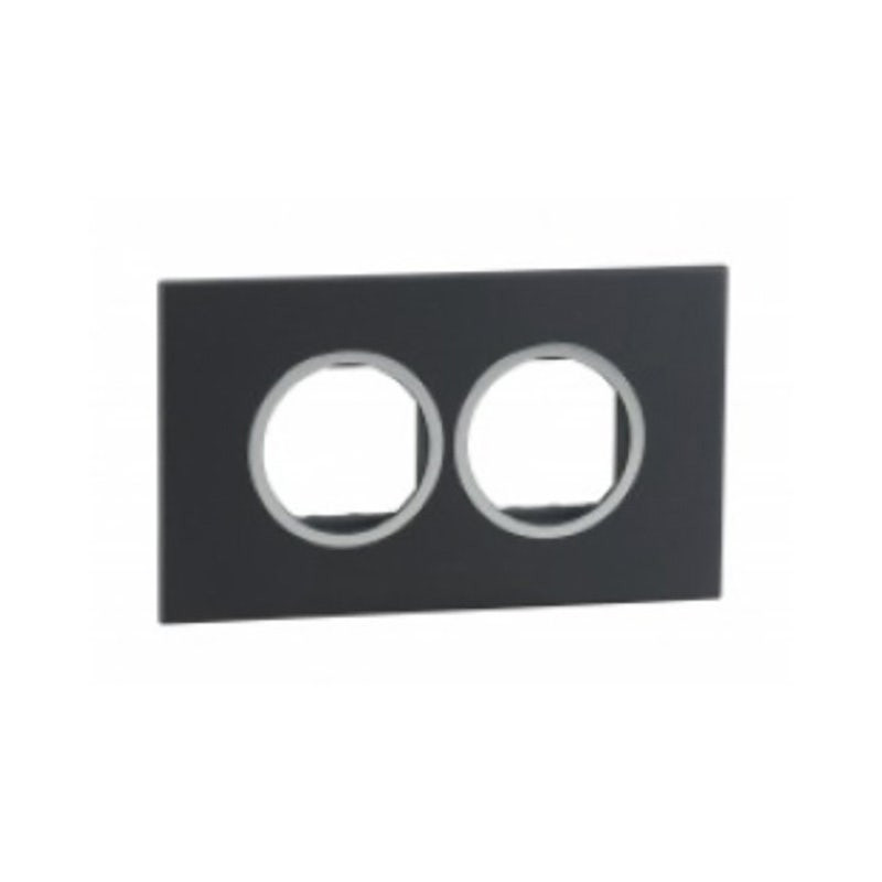 LEGRAND - Cover Plate with Frame Arteor, Indian , 4 Modules, Round, Graphite