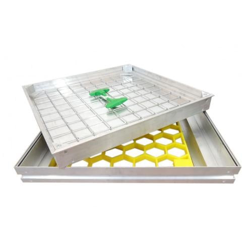 Rabetal- Water Tank Cover- Aluminum-80x80 - Silver