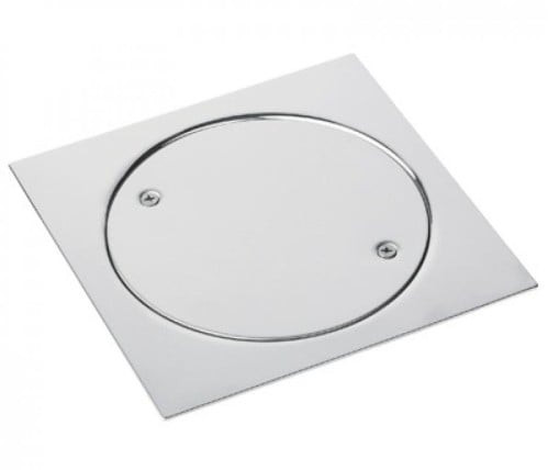Clean Out strainer, 15×15, Italian silver steel