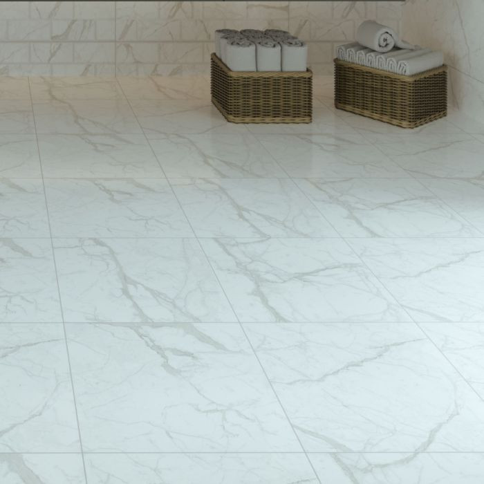بلاط أرضيات 30×30×0.9 سم - رمادي فاتح