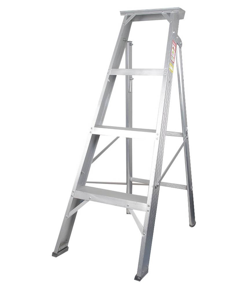 Aluminum Ladder Model A - Silver - 1.2 m