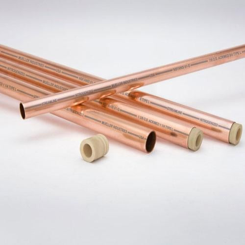 ماسورة نحاس امريكي من مولر - مقاس 3\8x20x6 متر - نوع L