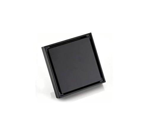 Tile drainer 15×15 black stainless IGlOW