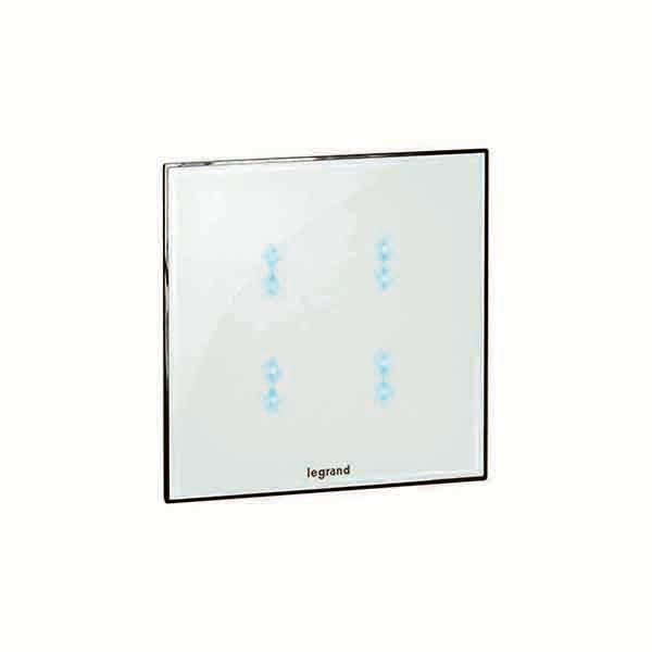 LEGRAND - BUS Touch Control Arteor, for Basic/Special Functions, 2 Modules, White