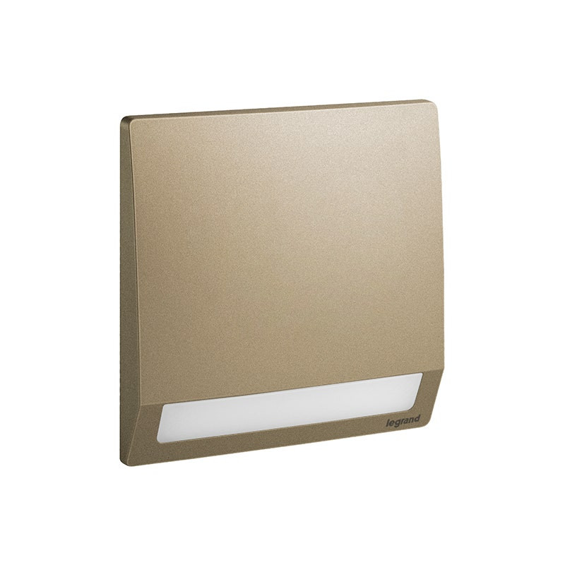 LEGRAND - Step Light Mallia Senses, 1 Gang, 100-250V, 230V, Dark Bronze