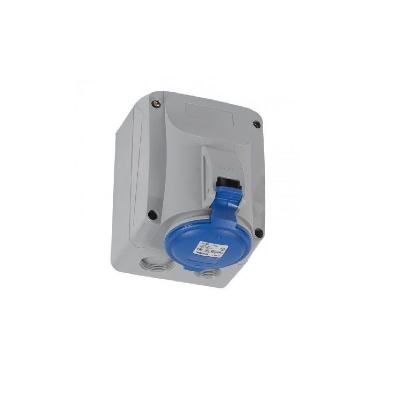 LEGRAND - Surface Mounting Socket P17, IP44, 200/250 V~, 32 A, 3P+E