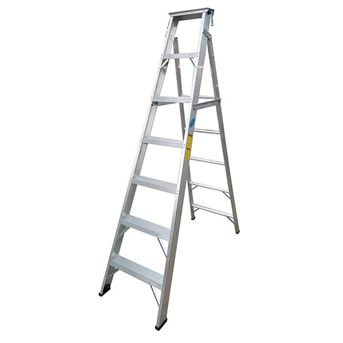 Aluminum Two-in-One Ladder Step 7 (2.1m to 3.8m)