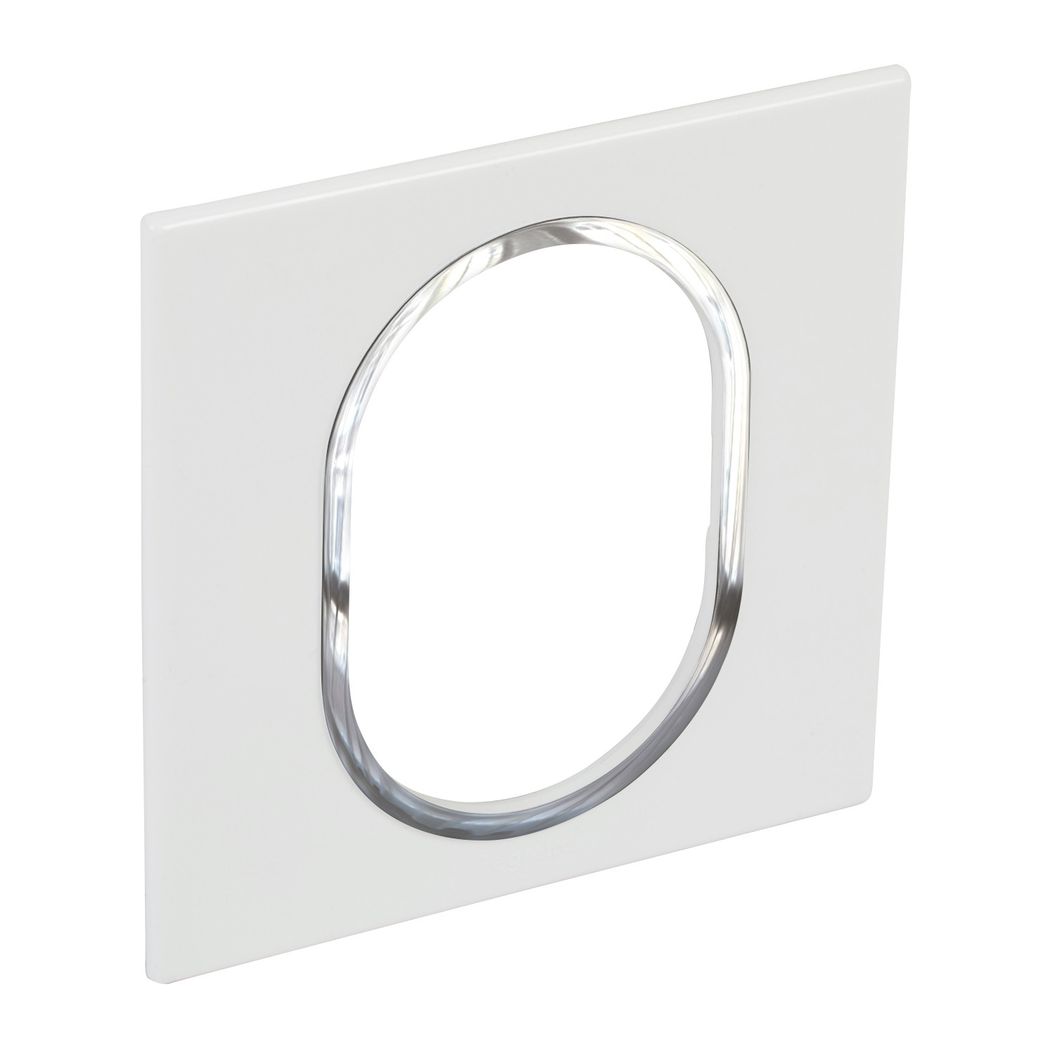 LEGRAND - Plate Round 1G 3Mod BS, White, Arteor