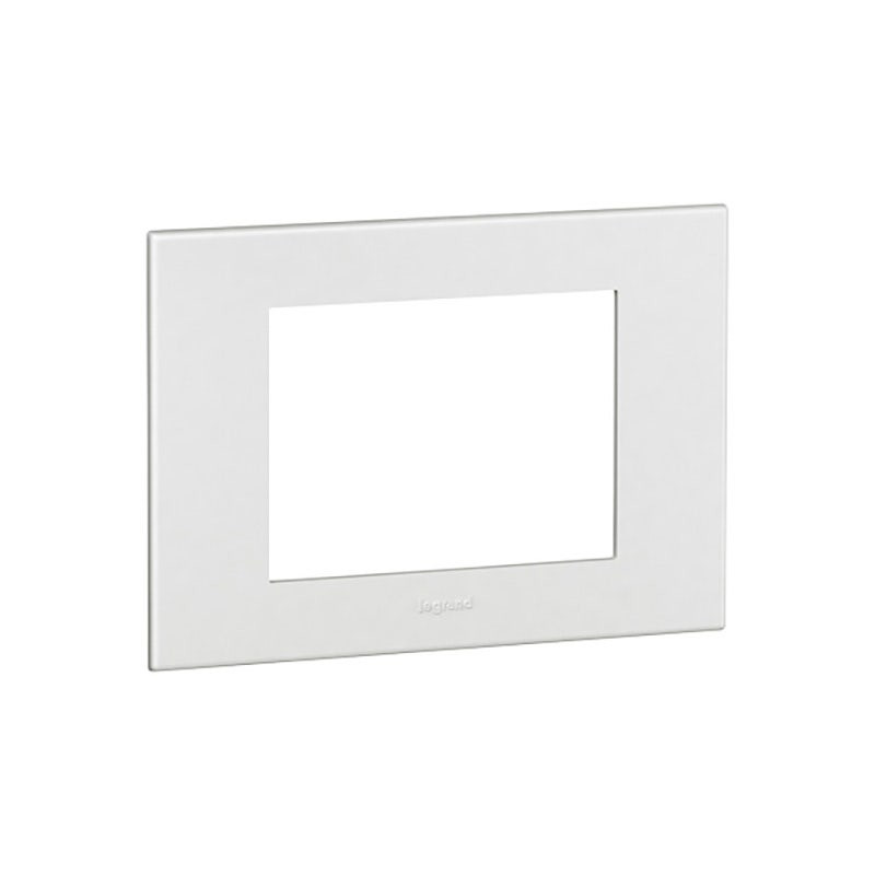 LEGRAND - Plate Arteor, for Double Australian Socket, 2x2 Modules, Square, White