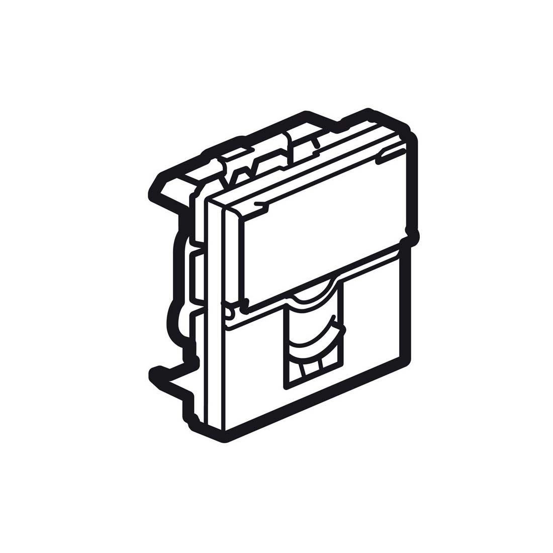 LEGRAND - Tel Socket RJ 12 6-Cont. 2Mod, White Arteor