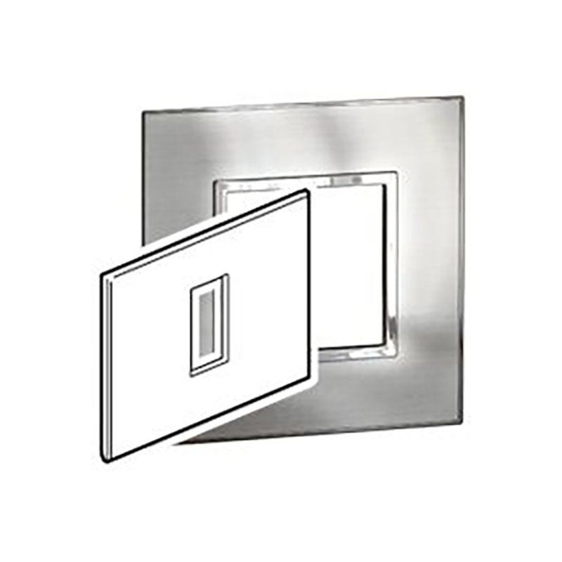 ليجراند - لوحة Arteor، إيطالية/أمريكية، 1 موديول، مربع، 2''x4''، Graphite