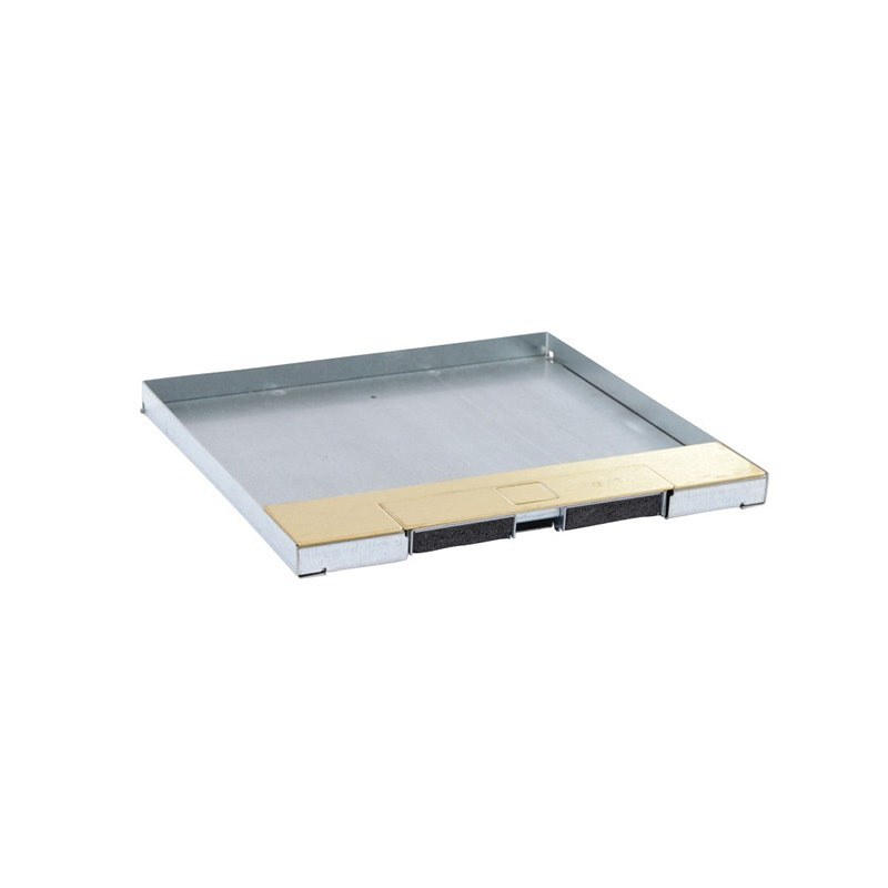LEGRAND - Flush Floor Boxes Metal Lid, 16/24 Modules, Brass