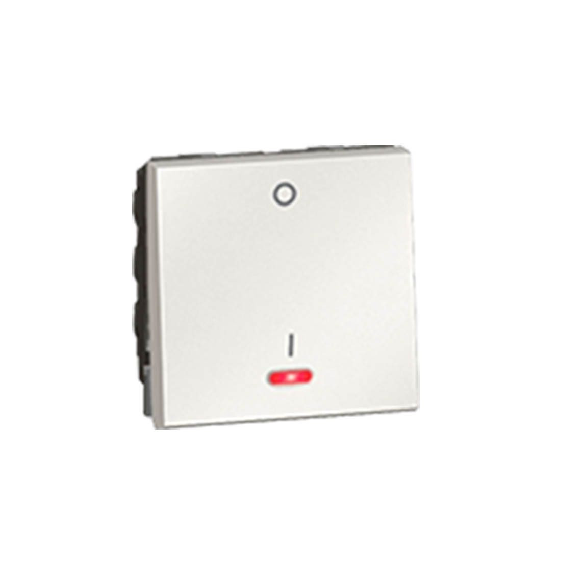 LEGRAND - 1-Way Double Pole Switch Arteor, with Indicator 20 AX 250 V~, 2 Modules -White