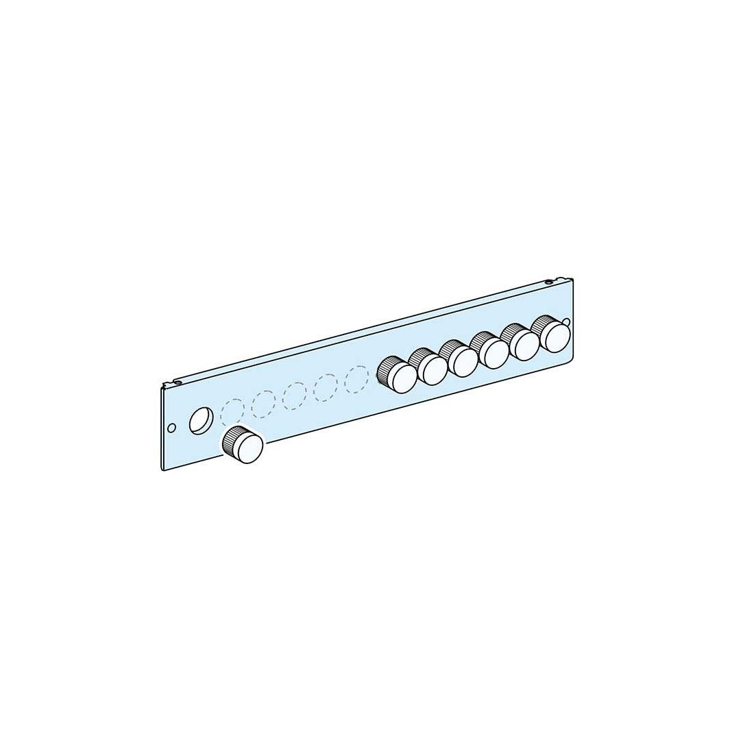 SCHNEIDER - Front Plate 12 Push-Button/Lamps Width 600/650 2M