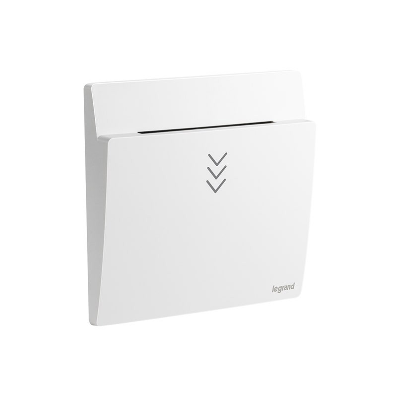 LEGRAND - Key Card Switch Mallia Senses, 1 Gang, 12V, Matt White
