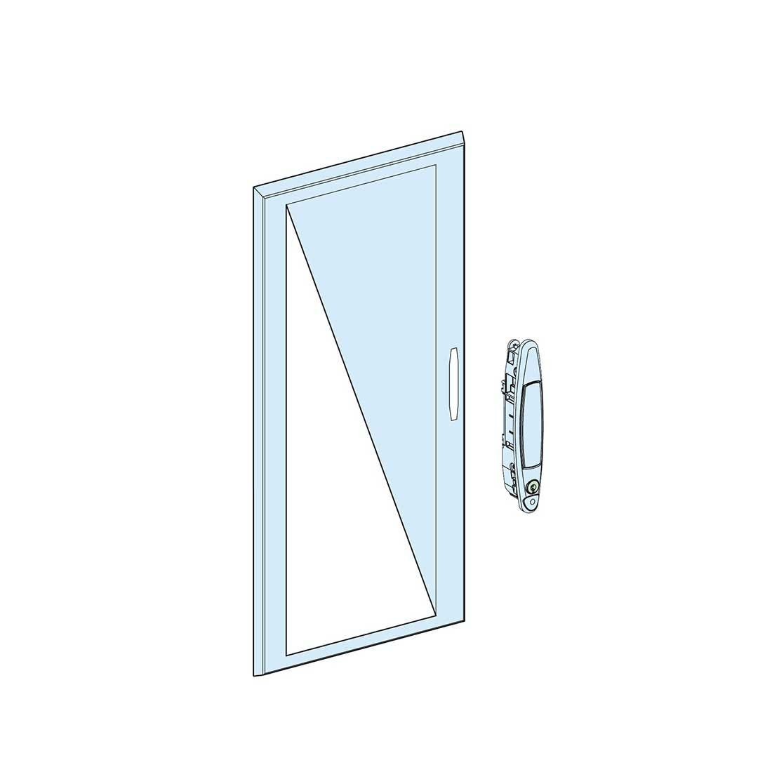 SCHNEIDER - Transparent Door W600 27M Prisma G IP30
