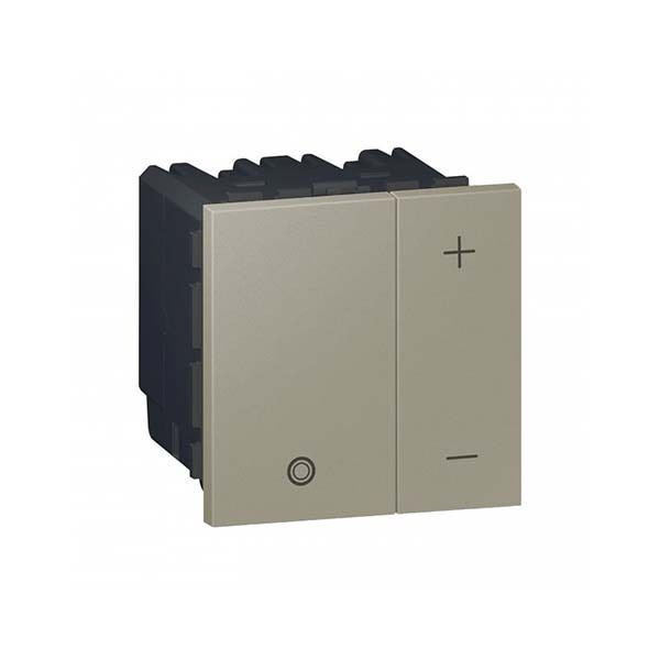 LEGRAND - Universal Dimmer Arteor, without Neutral, 2 Wires, 125W, Champagne