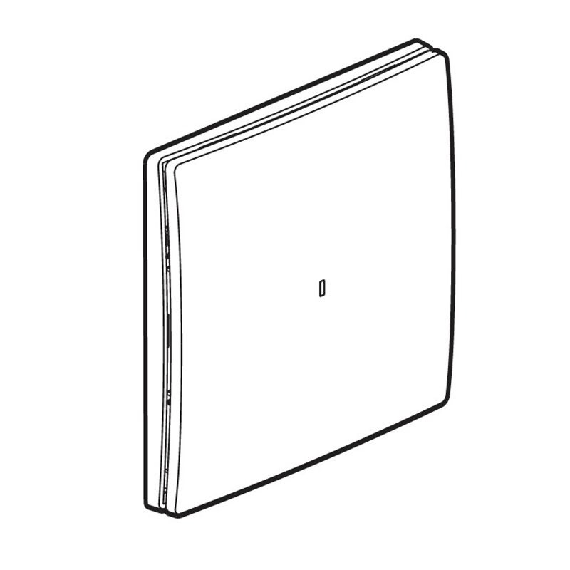 LEGRAND - Wireless Switch Mallia Senses, 1 Gang, Dark Silver