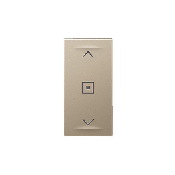 LEGRAND - Curtain/Roller Blind Switch Arteor with Neutral, 1 Module, Champagne