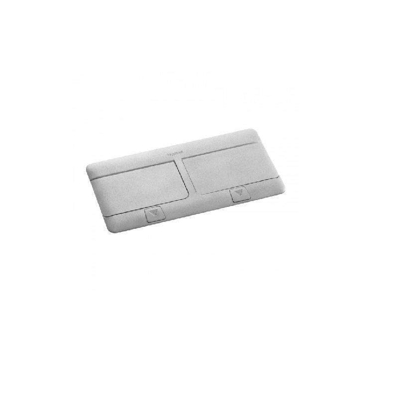 LEGRAND - Pop-Up Box to Be Equipped, 2 x 4 Modules, Matt Aluminum Finish