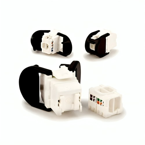 مقبس كابل UTP CAT6 من ثرى ام - RJ45 - أبيض - VOL-OCK6-UHV