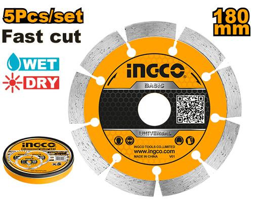 Diamond disc180(7")X22.2/1PCS دسك قص جرانيت 7" مفتوح 180 ملم عرضها 10 ملي السعر بالحبة