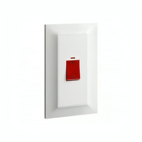 Single air conditioner switch 45 amp with indicator lamp from Legrand (Blanco S)