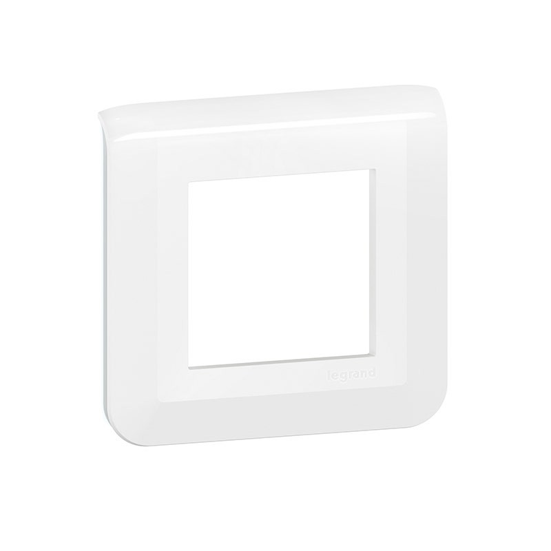 LEGRAND - Cover Plate Mosaic, EU, 2 Modules, White