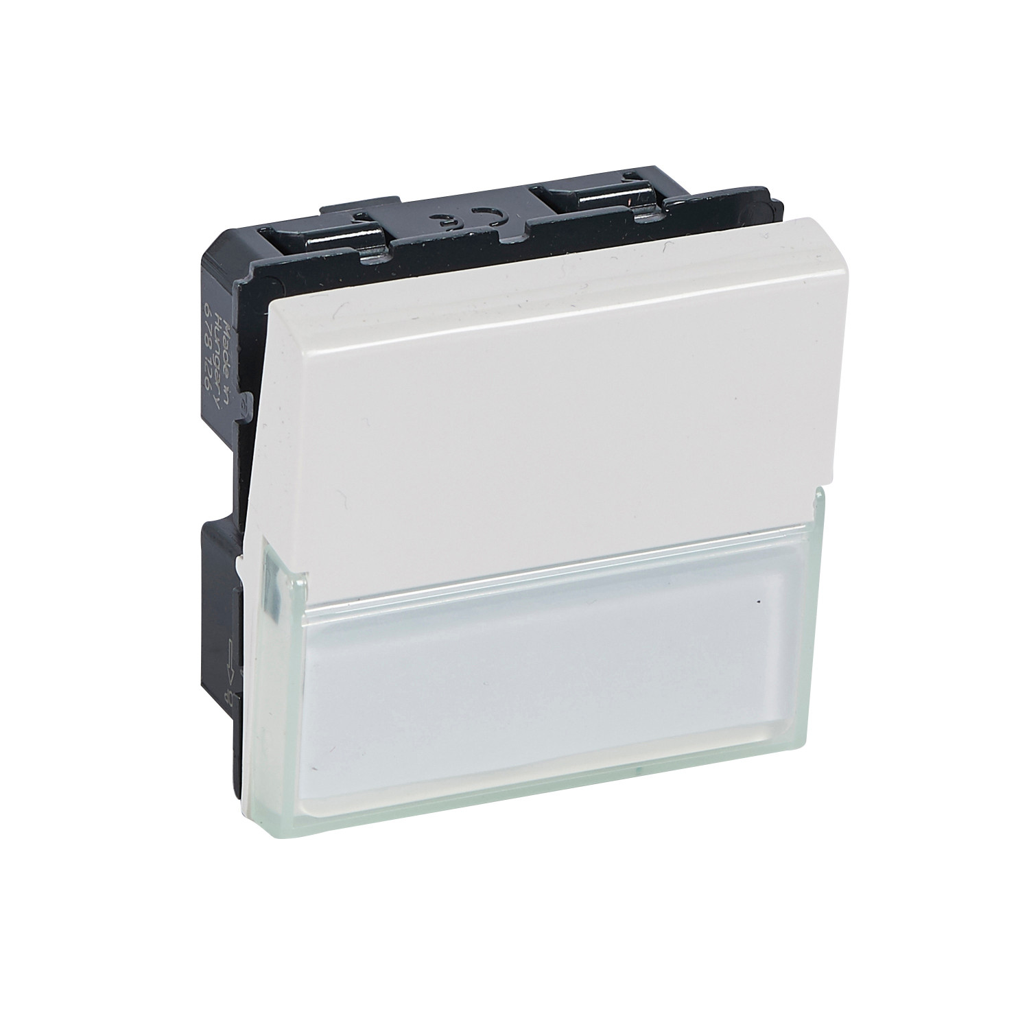 LEGRAND - Pushbutton SW 6A 2Way 1Mod w/ Label Hold, White