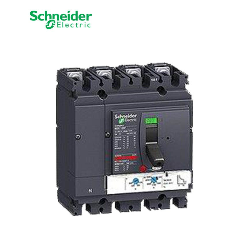 SCHNEIDER - MCCB Breaker, ComPact NSX250F, 4P 4d, 36kA at 415 VAC, TMD Trip Unit 125A