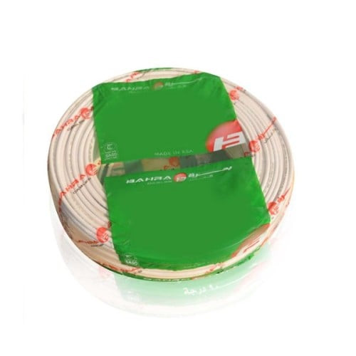 Bahra-BS- NYA Electrical Wire- 4mm²- 450/750 V- 91.5m- White