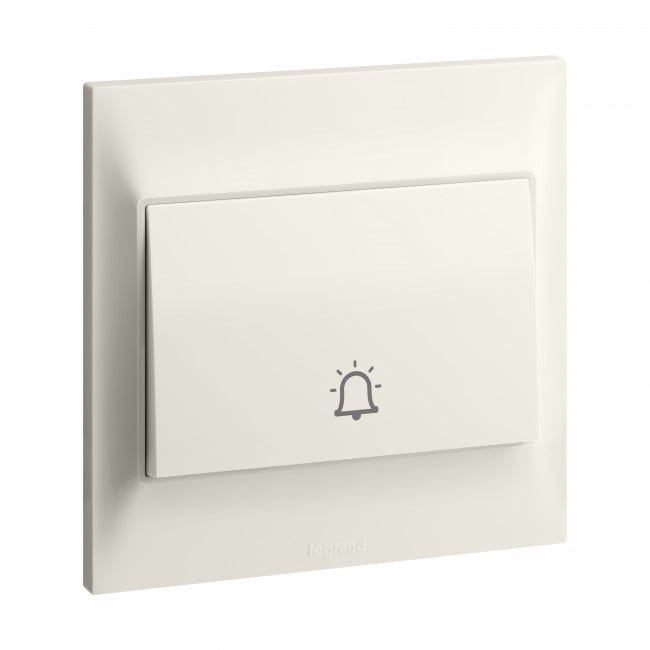 LEGRAND - Bell push-button Belanko S - 6A x 250V~ - Ivory