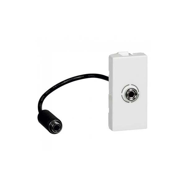 LEGRAND - Jack Socket Arteor, Preterminated, 3.5mm, 1 Module, White