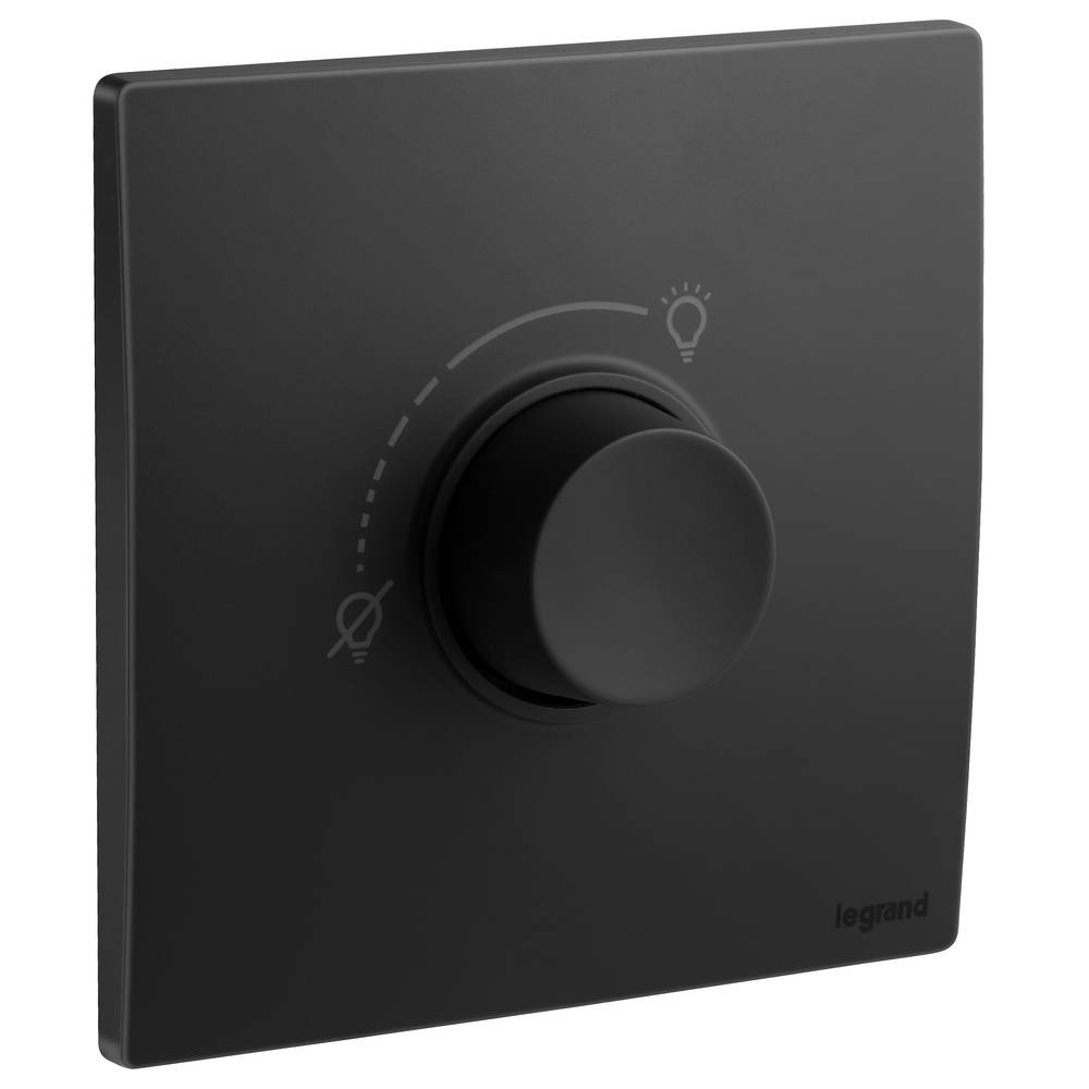 Legrand - Dimmer Switch - RLC+LED - Malia - 100/240V - Black