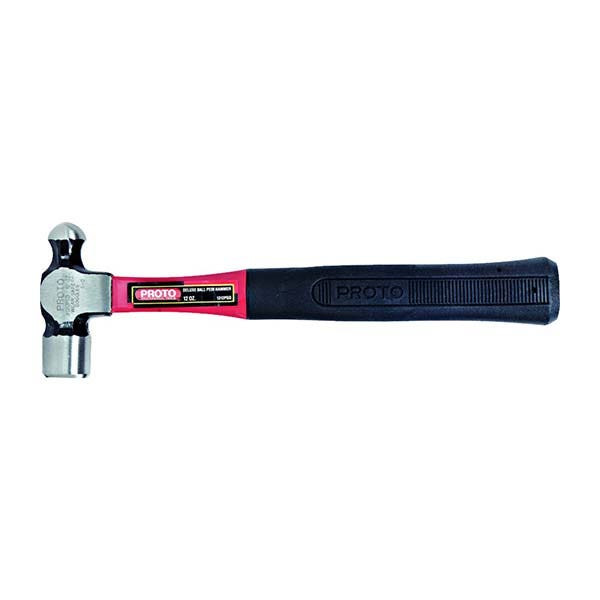 PROTO - Ball Pein Hammer, Industrial Fiberglass Handle, 12 Oz.